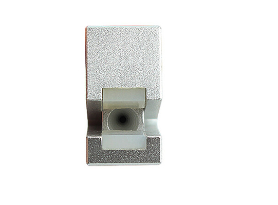 Sc μετάλλων τετραγωνικός ασημένιος προσαρμοστής οπτικής ίνας χρώματος γυμνός, προσαρμοστής καλωδίων οπτικών ινών
