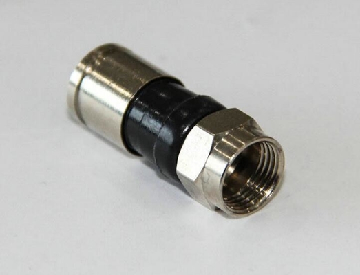 Αδιάβροχος συνδετήρας συμπίεσης BNC αρσενικός για το χρυσό καλωδίων RG59/συνδετήρας CCTV