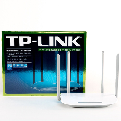 Δρομολογητής tplink tl-WDR5620 1200M 5G διπλός-ταινιών έξυπνος ασύρματος δρομολογητών εγχώριος δρομολογητής Wifi τέσσερις-κεραιών έξυπνος