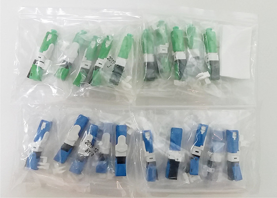APC UPC Sc τμημάτων οπτικών ινών καλωδίων 2.0mm μηχανικοί συνδετήρες ESC250D ινών