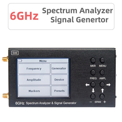 35 έως 4500 φορητό σήμα Genertor για την WI-Fi, 2G, 3G, 4G, LTE, CDMA, DCS, GSM, GPRS συσκευών ανάλυσης φάσματος MHZ SA6 6GHz