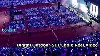 3G/6G/12G Ψηφιακό εξωτερικό καρούλι καλωδίου SDI Καλώδιο βίντεο Καλώδιο Sdi Καρούλι καλωδίου