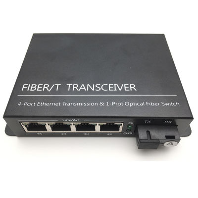 ποιότητας  SC 2 RJ45 Fiber Optic Transceiver 850nm 1310nm 1550nm Single Mode 10 / 100m εργοστάσιο