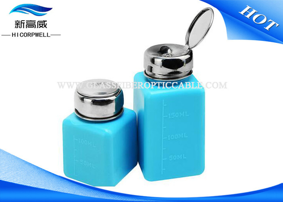 Μπλε HDPE μπουκαλιών 250ml διανομέων οινοπνεύματος εργαλείων δοκιμής ινών 120ml 180ml