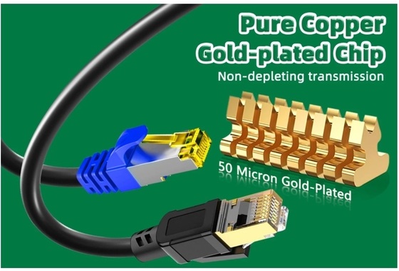 Φορητό καλώδιο Ethernet 4 Way FTP RJ45 Cat5e με καλώδιο ελέγχου δικτύου