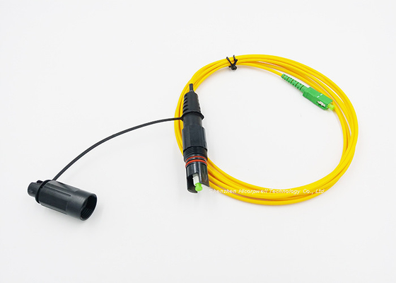 FTTA Dustproof οπτικών ινών καλωδίων μπαλωμάτων προσαρμοστής συνδετήρων Sc σκοινιού μίνι
