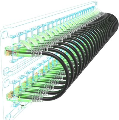 UTP FTP CMP Κατηγορία Cat5e Cat6 Cat6a LAN Networking Ethernet Plenum PVC Jacket Cable
