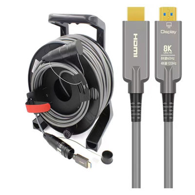 Οπτικό καλώδιο HDMI οπτικών ινών πολλαπλών λειτουργιών για ομαλή και γρήγορη σύνδεση