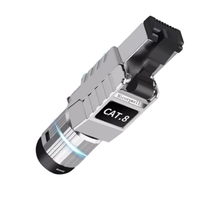 Καλώδιο Ethernet 100m 30M 50M Cat6 CAT8 SFTP Jumper Cable Χρυσόχρωμα RJ45 Connector Καλώδιο Ethernet Cat8