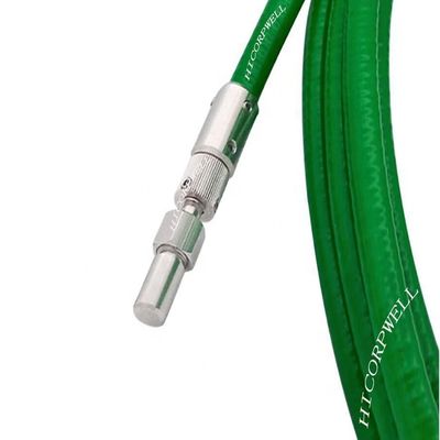D80 Fiber Optic Cable with 200μm to 800μm Core Diameters Featuring Sapphire and Air Gap Protection and Precisely Polished D80 Fiber Connectors