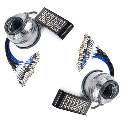 Fan to Fan Ethercon RJ45 Tactical Ethernet 4CH Audio Multicore Network Cable Extender Winding Drum Compatible with WiFi 4G 3G