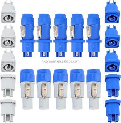 Audio LED Display Multi Microphone 4 8 12 16Xlr 24 32 48 Channels Audio Cables Optic Powercon Cables
