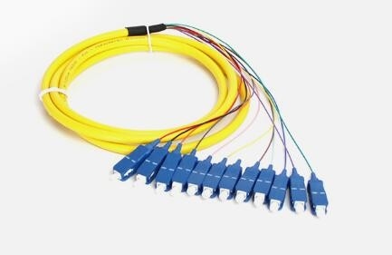 Προσαρμοσμένα APC Sc δεσμών συνδετήρων καλώδια πλεξίδων ινών οπτικά στο δίκτυο CATV FTTH