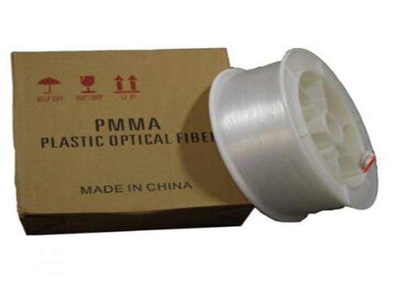 Ελαφριά οπτική ίνα οπτικής ίνας PMMA πλαστική γυμνή για τη διακόσμηση φωτισμού
