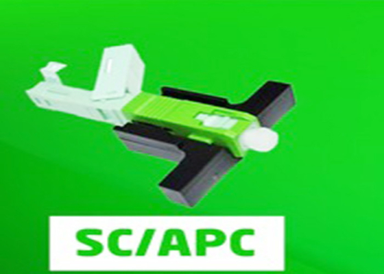 APC UPC Sc τμημάτων οπτικών ινών απώλειας ενθέτων FTTH γρήγορος συνδετήρας γαλαζοπράσινος