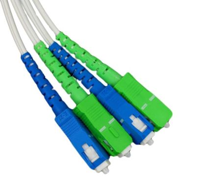 APC 10m 30m 50m 100m FTTH Sc Sc UPC καλώδιο πτώσης οπτικών ινών