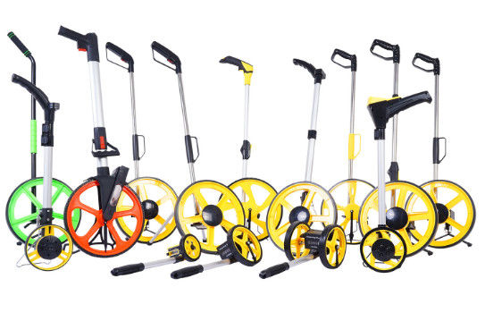 Ηλεκτρονικός handwheel μετρητών/οδομέτρων ώθησης χεριών μηχανικός δρόμος αποστασιομέτρων μέτρησης που περπατά μετρώντας τη ρόδα