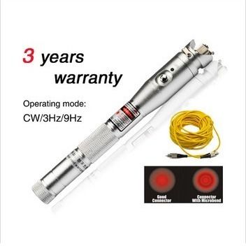 5MW 10MW 20MW ινών δοκιμής εργαλείων οπτική ελαττωμάτων θήκη δέρματος ανιχνευτών 30MW μαύρη