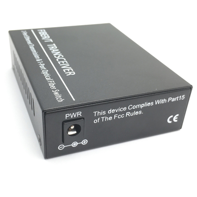 10 / 100 / 1000M Single Fiber Optic Transceiver IEEE802.3z Non - Condensing