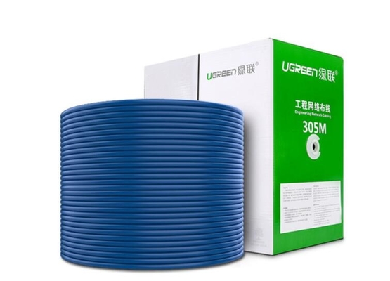 305 Ethernet μέτρα καλωδίων CAT6 UTP του τοπικού LAN/σακάκι PVC μήκους LSZH ρόλων STP 305 Μ