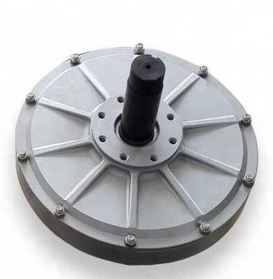 0.3kW Low rpm (200rpm) Low Torque Axial Flux Permanent Magnet Generator with Inner Rotor (shaft rotation, shell fixed wires from the shell Permanent Magnet Generator Motor (Αξιοστρόφιο χαμηλής στροφής με εσωτερικό περιστροφικό, σταθερά καλώδια από το κέλυφος)