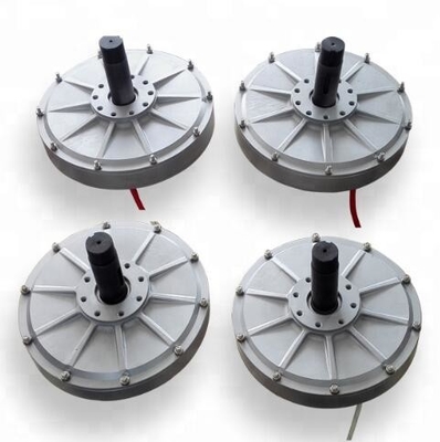 0.3kW Low rpm (200rpm) Low Torque Axial Flux Permanent Magnet Generator with Inner Rotor (shaft rotation, shell fixed wires from the shell Permanent Magnet Generator Motor (Αξιοστρόφιο χαμηλής στροφής με εσωτερικό περιστροφικό, σταθερά καλώδια από το κέλυφος)