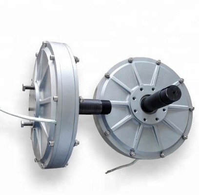 0.3kW Low rpm (200rpm) Low Torque Axial Flux Permanent Magnet Generator with Inner Rotor (shaft rotation, shell fixed wires from the shell Permanent Magnet Generator Motor (Αξιοστρόφιο χαμηλής στροφής με εσωτερικό περιστροφικό, σταθερά καλώδια από το κέλυφος)